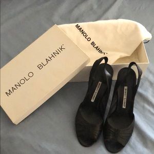 Manolo Blahnik sling back